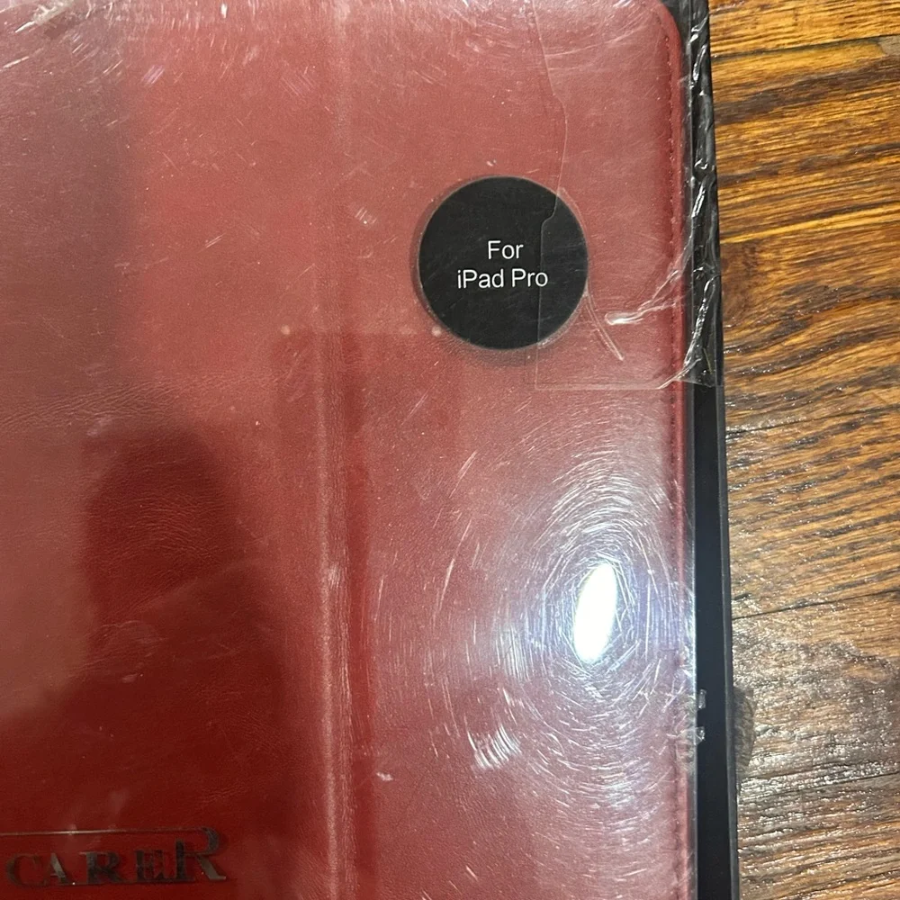 ICARER iPad Pro Leather Case 12.9 Inch Red